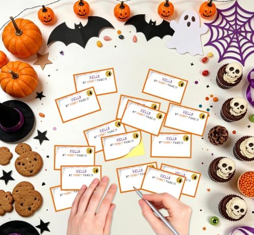 Halloween What's Your Spooky Halloween Name Game, Fall Party Decor Sign - Image 4
