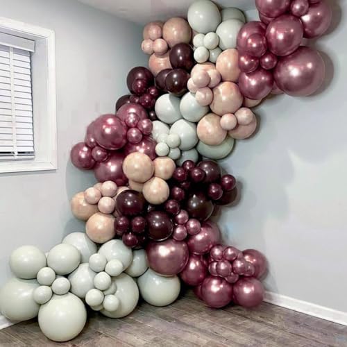 PartyWoo Copper Bronze Balloons 50pcs Metallic Brown Color 12 Inch - Image 5