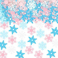 100 Pcs Snowflakes Confetti Decorations for Christmas Winter Frozen Theme Themed Party Baby Shower Confetti Paper Table Scatter by Cyodoos