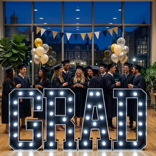 Ledido 4FT Marquee Light Up Letters S, Black Marquee Letters for Party - Image 6