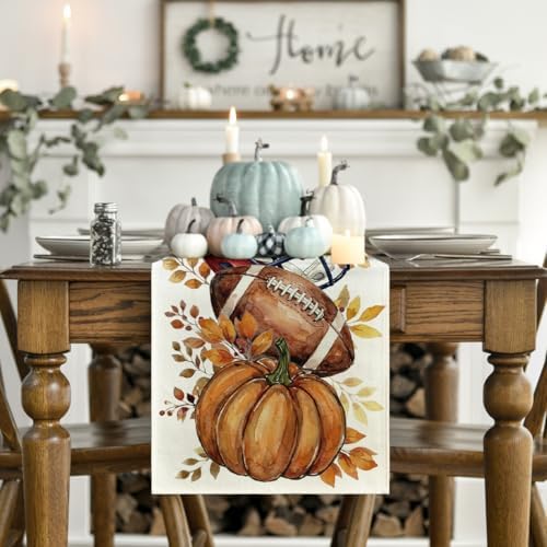 Artoid Mode 210 GSM Fall Table Runner Home Party Decor 13x48 Inch - Image 2