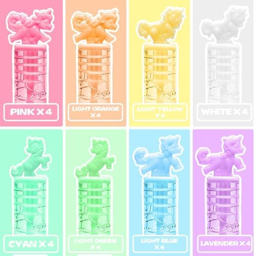 Unicorn Mini Bubble Wand with Gift Box, 32 Piece Bulk Party Favors Decor - Image 3