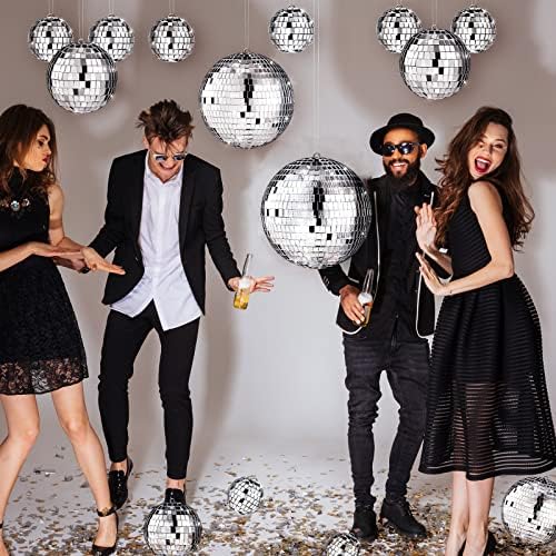 MTLEE 20 Pcs Disco Balls Decorations Assorted Size Party Decor - Image 6