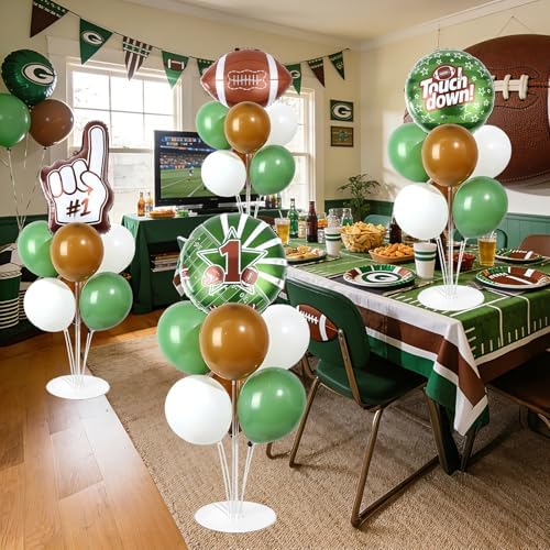 Naozinebi 4 Sets Football Birthday Party Balloons Stand Kit Party Decor - Image 6