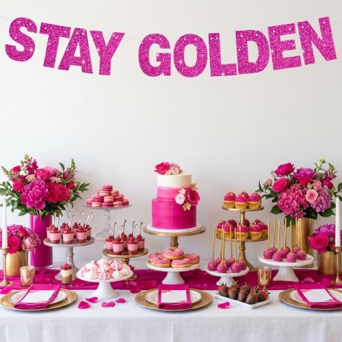 BEISHIDA Glitter Hot pink 116 PCS A-Z DIY Letter Custom Banner Party Decor - Image 5