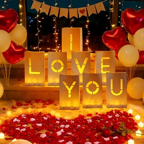 I Love You Light Up Letters, Proposal Decorations - Image 5