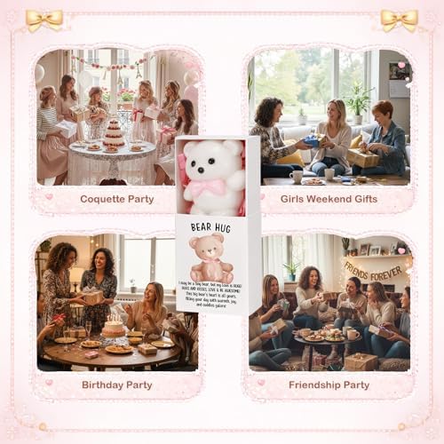 12 Sets Bear with Pink Bow Gifts Coquette Party Favors - Image 6