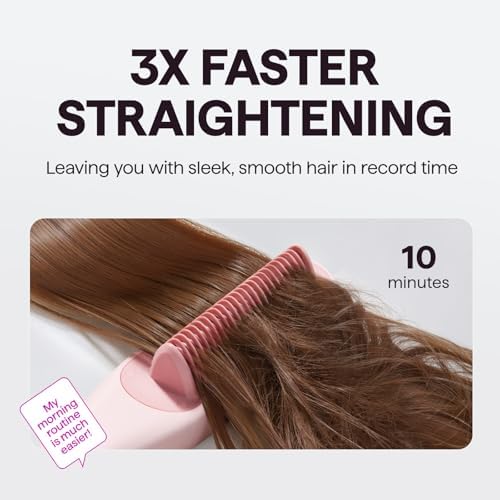 Wavytalk Pro Steam Hair Straightener Brush Steamline Pro Straightener Brush - Image 5