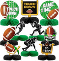 10Pcs Football Party Decorations, Football Centerpieces for Table by Adeyoo