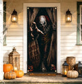 Halloween Creepy Clown Door Banner 35.4 x 78.7 Inch Polyester Door Cover, Horror Circus Entrance Decoration for Front Door Porch Entryway Haunted House, Halloween Home Decor by Unknown