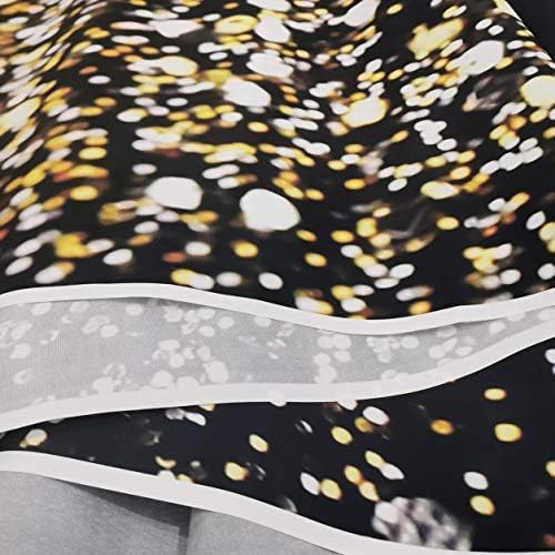 Black and Gold Backdrop Gold Spots Backdrop Vinyl Photography Backdrop Vintage Background for Family Birthday Party Newborn Studio Props 11547(8x8FT) - Image 3