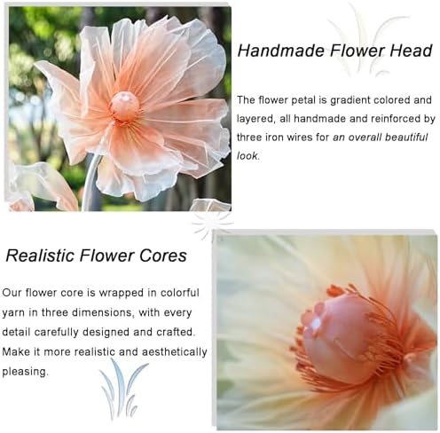 Giant Flowers for Decoration, 5.6 Ft Big Artificial Silk Flower with Stand - Image 6