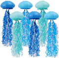 Jellyfish Paper Lanterns Mermaid Birthday Decorations Pack of 6 by YUNXUAN