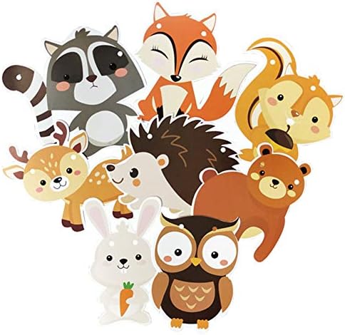 Woodland Party Decorations Woodland Happy Birthday Banner with Forest Animal Bunting Garland for Kids Boys Girls Woodland Birthday Party Supplies - Image 6