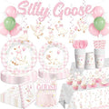 Xynic 205pcs Silly Goose Birthday Decorations Tableware Set, for 25 Guests by Unknown