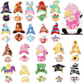 DoubleFill 42 Pcs Summer Diamond Kits 4th of July Interchangeable Wooden Table Decorations DIY Summer Holiday Party Seasonal Tiered Tray Art Decor Diamond Painting Magnets(Gnome) by DoubleFill