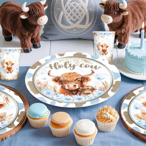 Cocomigo 241pcs Highland Cow Baby Shower Decorations, Serves 20 - Image 6