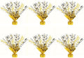 6 Pack Metallic Foil Spary Centerpieces for Tables, Gold Silver Black Centerpieces for Tables Decorations, Star Brust Table Centerpieces for Birthday Graduation Wedding Baby Shower Party by Unknown
