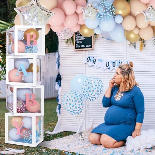 Amandir 164PCS Gender Reveal Balloon Boxes Decorations - Image 5