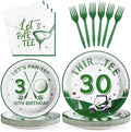 Grencian 96Pcs Golf 30th Birthday Party Decorations, Serve 24 by Grencian
