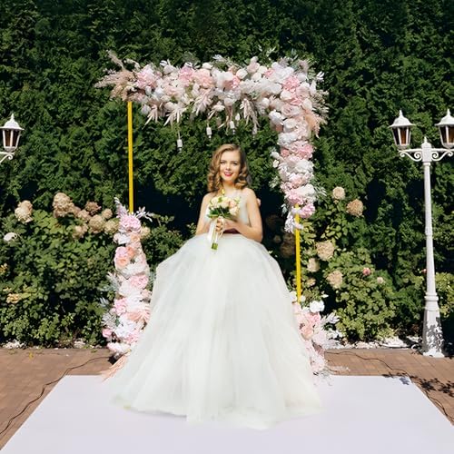 Wedding Arch, 6.6FTx 3.3FT Square Backdrop Stand for Ceremony 2 Pack - Image 4