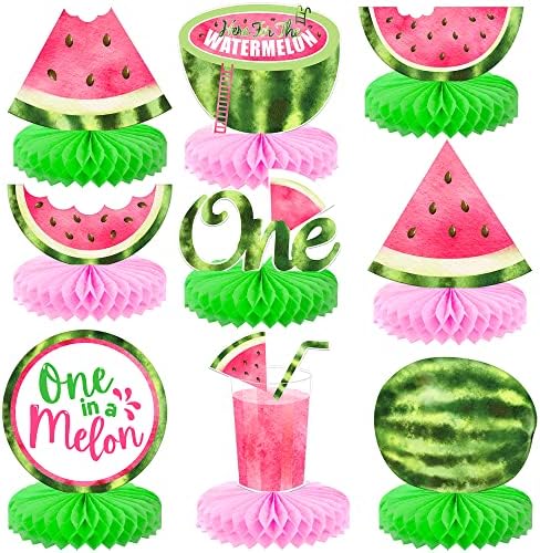 KatchOn 9 Pcs One in A Melon Centerpieces, One in a Melon Party Decorations by KatchOn