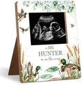 Mallard Duck Baby Shower Decor Frame, Duck Hunting Baby Shower Party Supplies, for Expecting Parents-to-Be Keepsake Gifts, Pregnancy Sonogram Frame Keepsake, Gender Reveal Present by Unknown