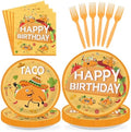 96Pcs Mexican Themed Taco Birthday Party Decorations, Serve 24 by Greencian
