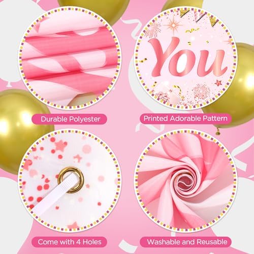 We Appreciate You Decorations Pink Gold Appreciate You Banner Yard Sign with 18 Pcs Balloons Thank You for All You Do Banner Employee Staff Appreciation Gifts Teacher Doctor Appreciation Party Decor - Image 7