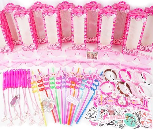 Cowgirl Party Favors Pack - For 12 Guests, Pink Goodie Bag Stuffers - Image 7