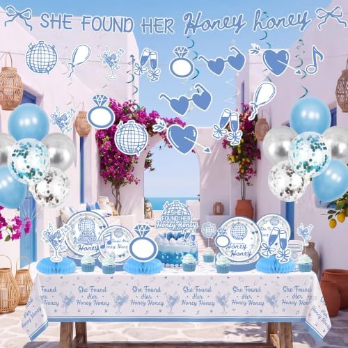 135 Pcs She Found Her Honey Honey Bachelorette Party Supplies Serves 25 by Anglechic