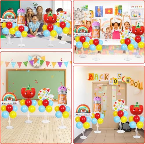 Naozinebi 4 Sets Back to School Party Balloons Stand Kit Party Decor - Image 6