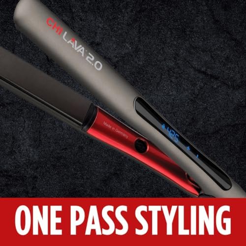 CHI Lava 2.0 Hairstyling Iron 1″ Flat Iron Hair Straightener - Image 4