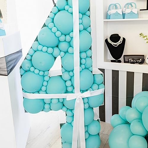 Voircoloria 110pcs Teal Turquoise Latex Party Balloons, 12inch - Image 4