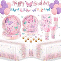 195pcs Butterfly Birthday Party Decoration, Butterfly Themed Party Supplies by FightingtoAchieve