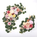 2 Pcs Wedding Arch Decorations, Colorful Arch Flowers Swag by Ovveroche