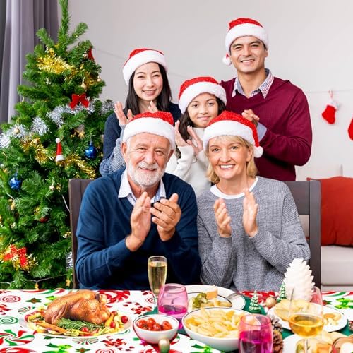 3 PCS Christmas Plastic Candy Tablecloth, 54x108 Inch - Image 5