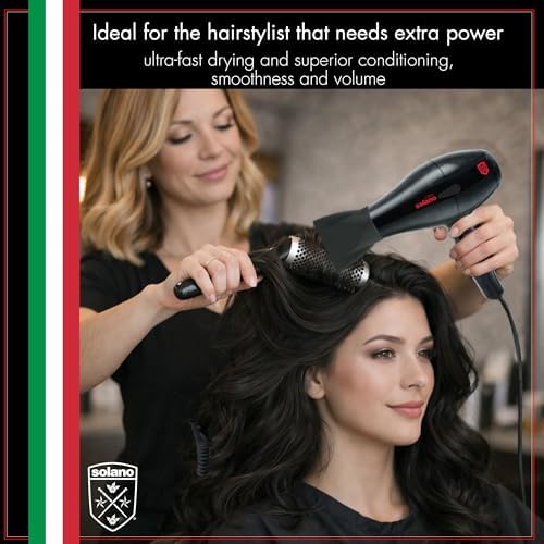 Solano Forza Ultra-Fast Ionic Far Infrared Hair Dryer, 1875W - Image 5