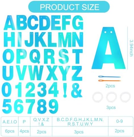 BEISHIDA Double-Sided 116 PCS A-Z DIY Letter Custom Banner Party Decor - Image 3