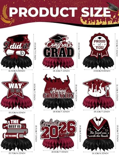 Graduation Table Decorations, Graduation Centerpieces for Tables - Image 4