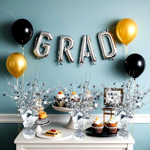 FUBININA Birthday Table Centerpiece Party Decoration Foil Spray Centerpiece - Image 6