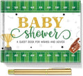 Fuyoooo 27 Pcs Football Baby Shower Guest Book Touch Down Boys Gold Pen by Liraitoya