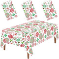 3 PCS Christmas Plastic Candy Tablecloth, 54x108 Inch by BCCSNNM