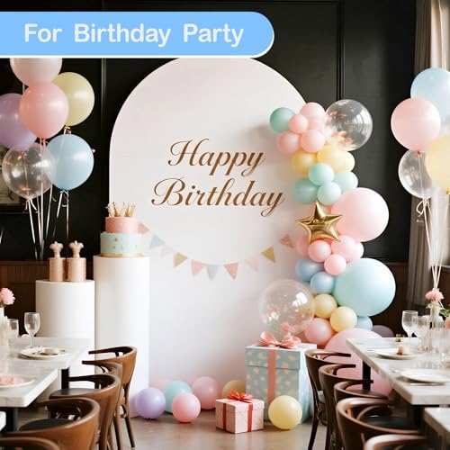 6.6 FT Backdrop Stand Arch Set with Cover,for Wedding Party Decor - Image 5