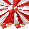 4 Rolls 100FT x 54IN Circus Plastic Tablecloth Roll with Slide Cutter Box by COSINIA