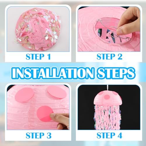 24 Pcs Cartoon Birthday Party Decorations Under The Sea Party Decor - Image 3