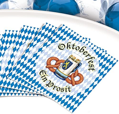 Beistle Oktoberfest Beverage Napkins Bavarian Party Tableware 16 Pack - Image 3