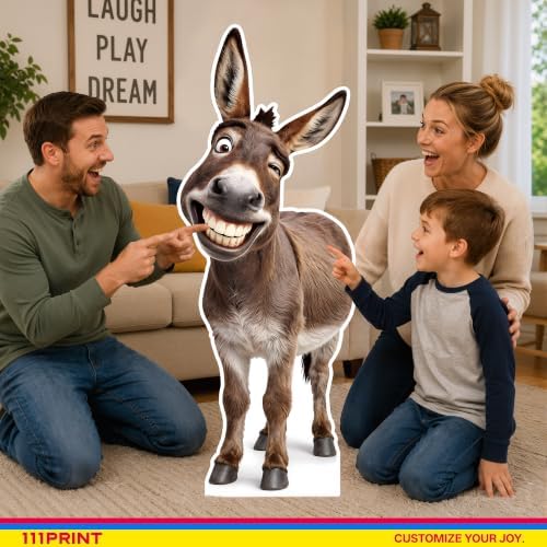 Funny Donkey Life Size Cardboard Cutout Standee, 5FT - Image 5