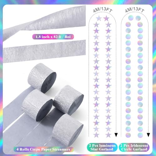 TaoBary Disco Party Decorations 300 Sheet Paper Chain - Image 3