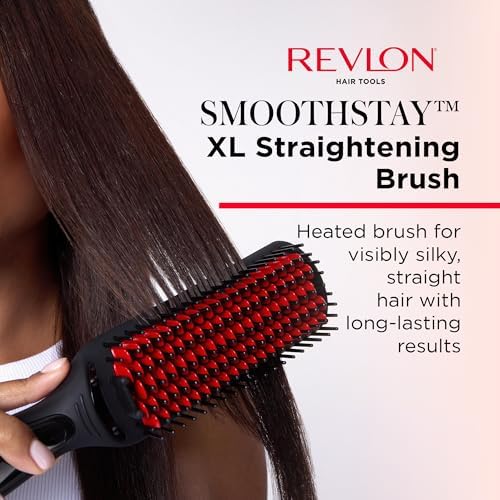 REVLON SmoothStay XL Heated Straightening Brush - Image 2